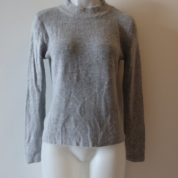 NWT RUBY AND JENNA GREY CROSS BACK OPEN SWEATER SZ S* - Picture 3 of 8